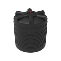 Емкость ЭВЛ 1000 с крышкой с дыхательным клапаном черный (для полива)
