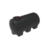 Емкость H 1000 с крышкой с дыхательным клапаном черный (для полива)