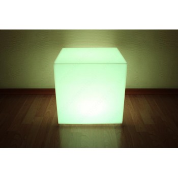 Белый световой куб с беспроводной RGB подсветкой