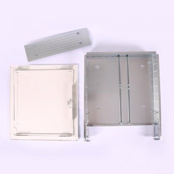 Шкаф коллекторный металлический встраиваемый EMMETI 540х630х110-160