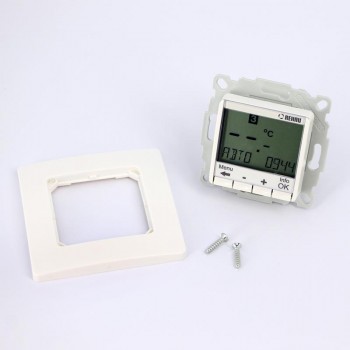 Термостат Optima с цифровым дисплеем многофункциональный программируемый с датчиком температуры REHAU 10 А