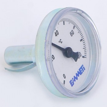 Термометр биметаллический 40мм для коллекторных групп EMMETI 80 град.C