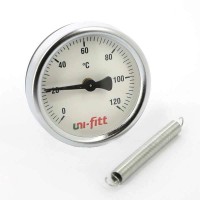 Термометр накладной UNI-FITT 63мм с пружиной