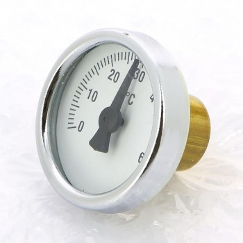 Термометр погружной аксиальный 1/2" UNI-FITT 60"C, диаметр 33 мм