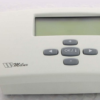 Термостат электронный MILUX, дневное программирование WATTS Ind 8А, 230В