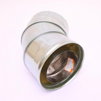 Сэндвич-колено 135" Ferrum Ф150х210 оцинкованная сталь (430/0,5мм)