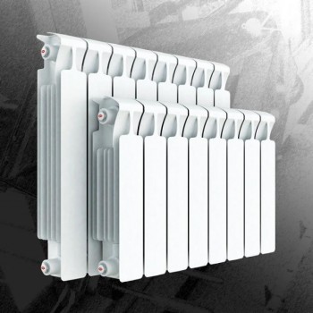 Радиатор биметаллический Rifar Monolit 500/100 14 секций ниж. правое подключение