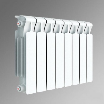 Радиатор биметаллический Rifar Monolit 350/100 10 секций нижнее правое подключение (арт. RM35010НП)
