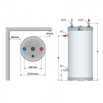 Емкостной водонагреватель ACV Comfort 130