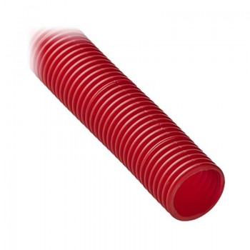 Труба металлопластиковая в гофре Henco 16 красная