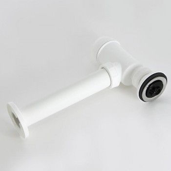 Сифон Alcaplast бутылочный для раковины 1 1/4" x 40 мм с нерж. peшeткой DN63 пластик белый