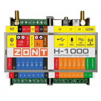 Контроллер ЭВАН системы отопления ZONT H-1000